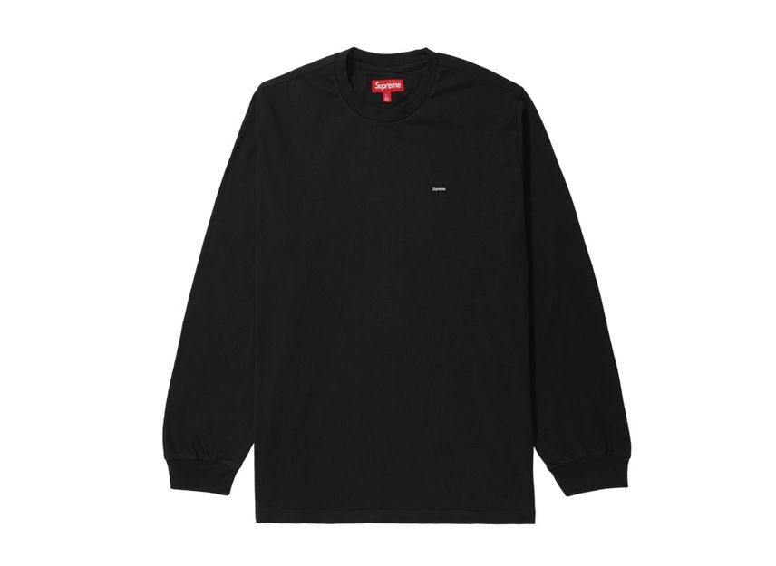 Supreme Small Box L/S Tee Black (25SS)