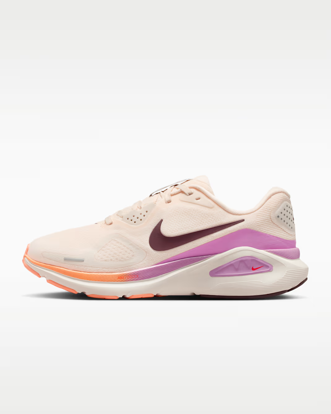 HJ1101-113 Nike Structure 26 Chalk Light Magenta Orange Pulse Tattoo (Women's)