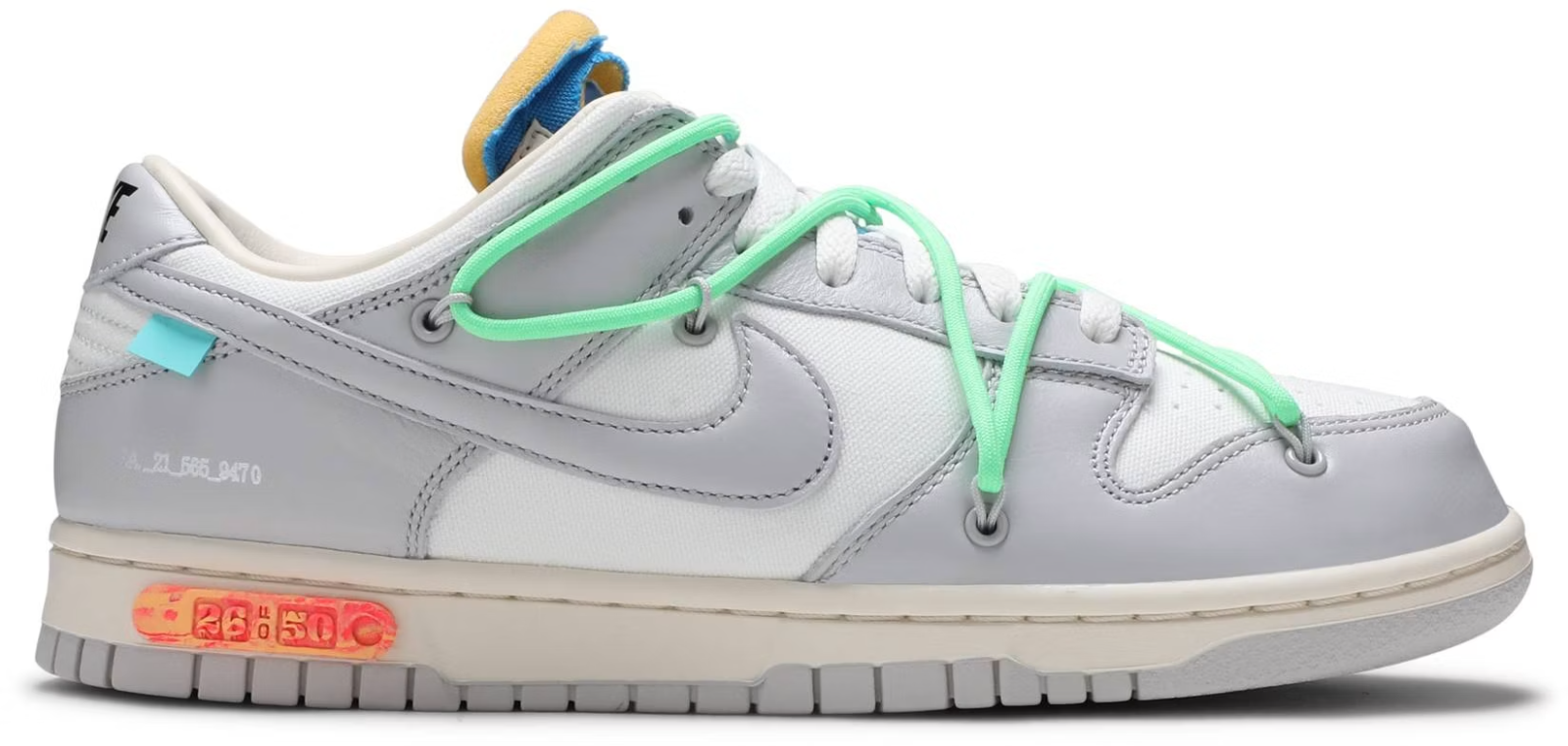 DM1602-116 Off-White à Nike Dunk Low 1 of 50 "Lot.26" (Men's)