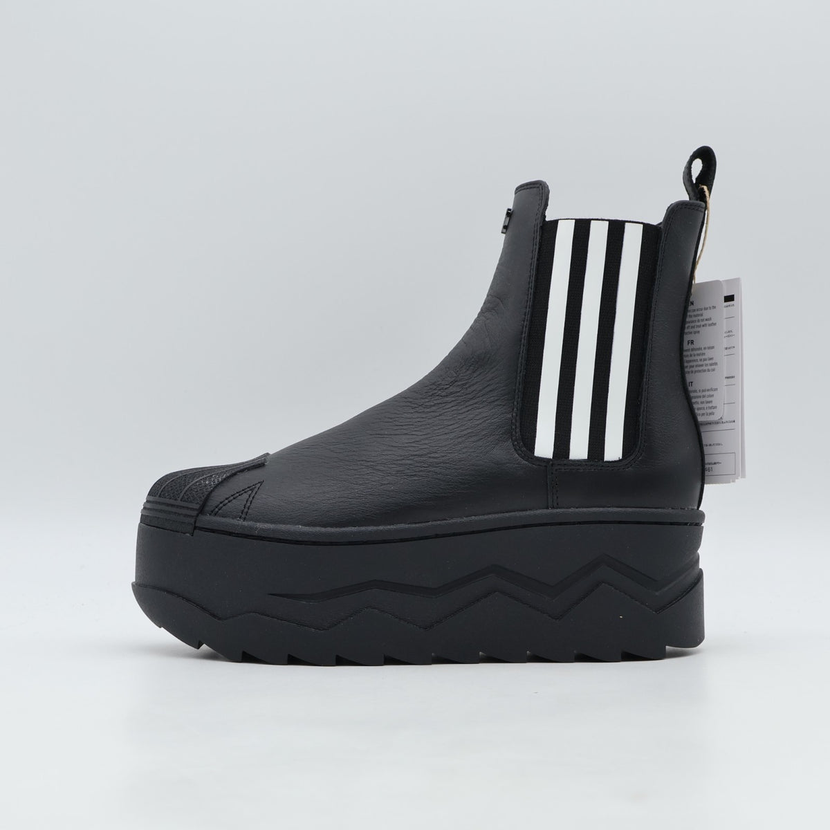 JQ6707 atmos pink adidas Originals Superstar PF Boots Black (Women's)