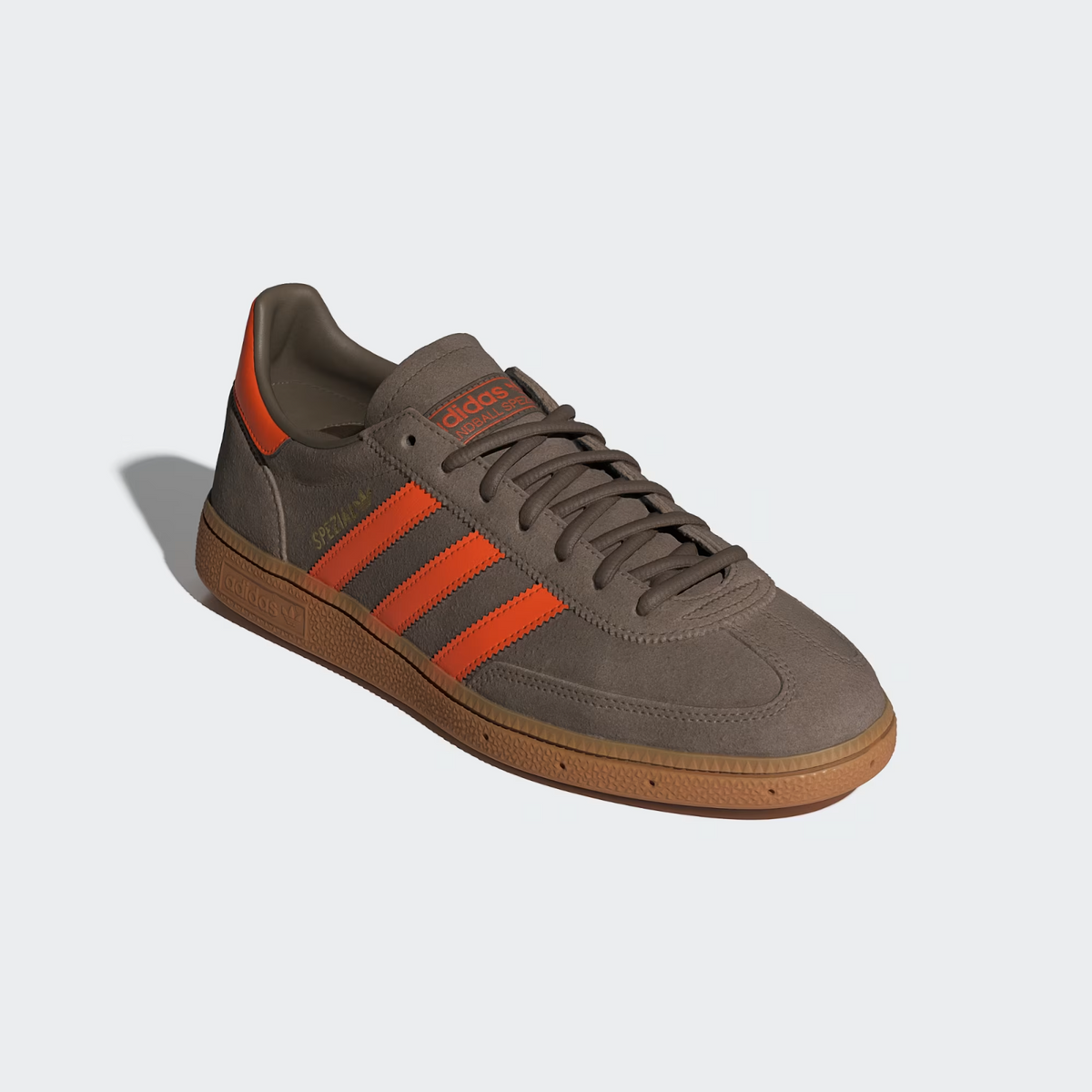 JR3846 adidas Originals Handball Spezial Cargo Brown Orange Gold Metallic (Men's