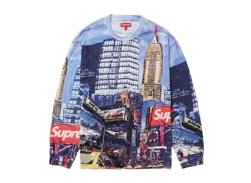 Supreme Skyline Sequin L/S Top Day