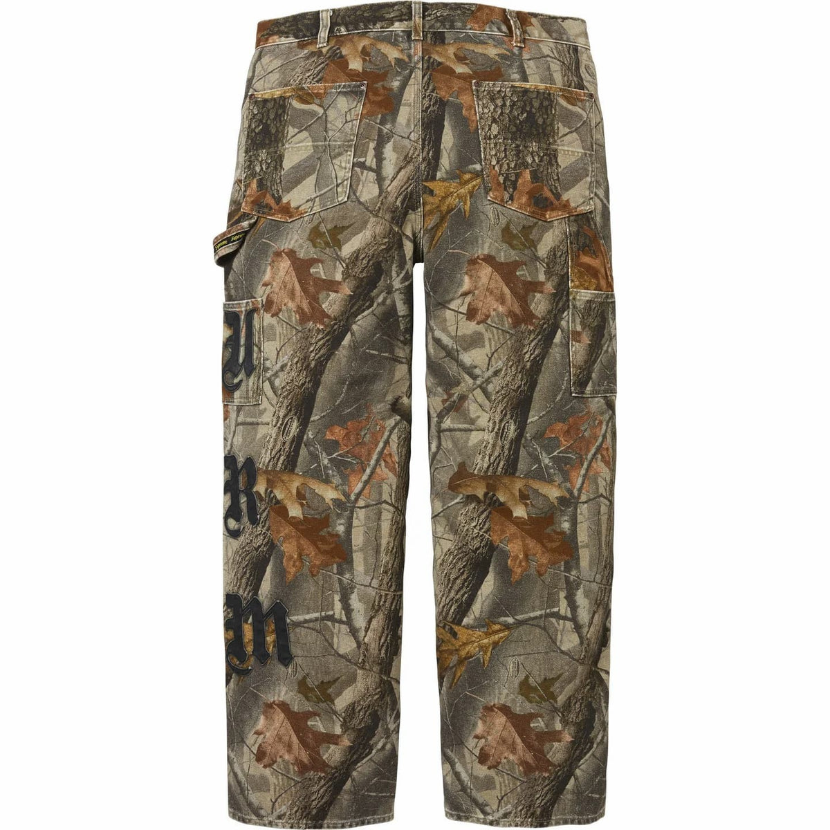 Supreme Leather Applique Double Knee Painter Pant Realtree Hardwoods Camo