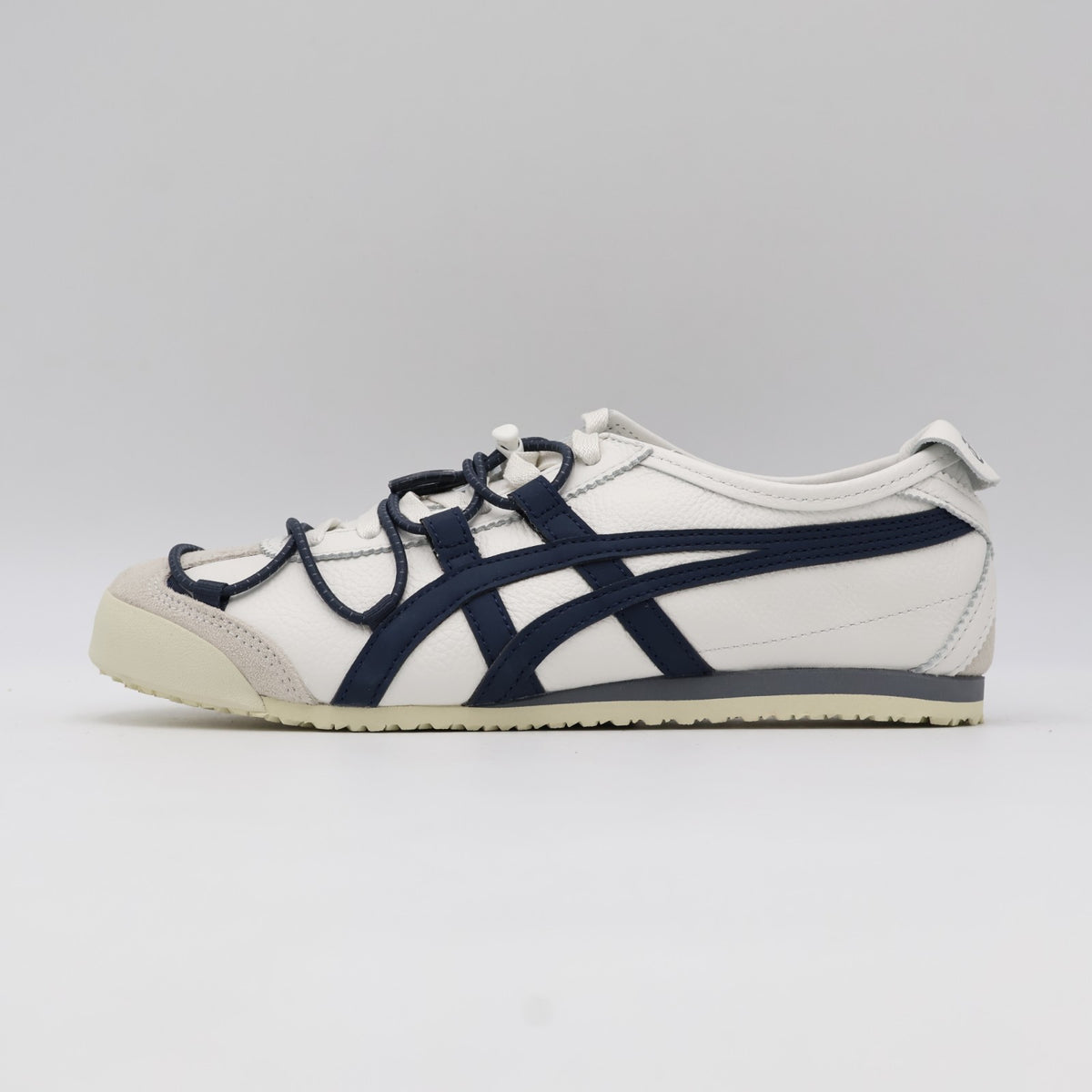1183C577-100 Onitsuka Tiger Mexico 66 Viny Off White/Iron Navy (Men's)