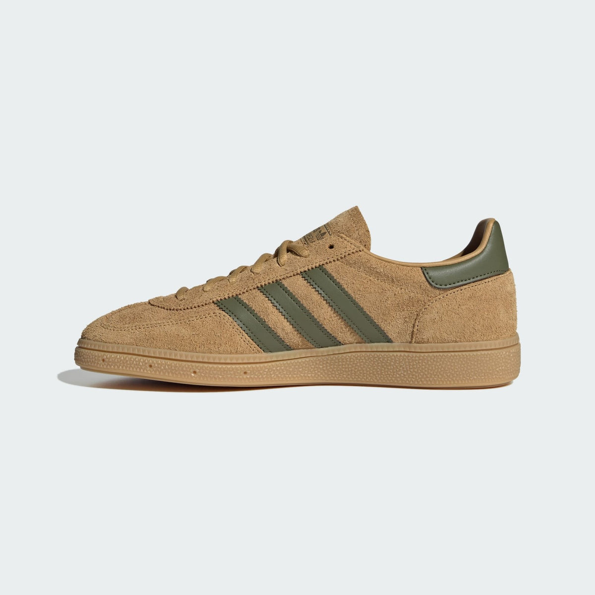 JQ8298 adidas Handball Spezial Golden Beige Focus Olive Gum (Men's)