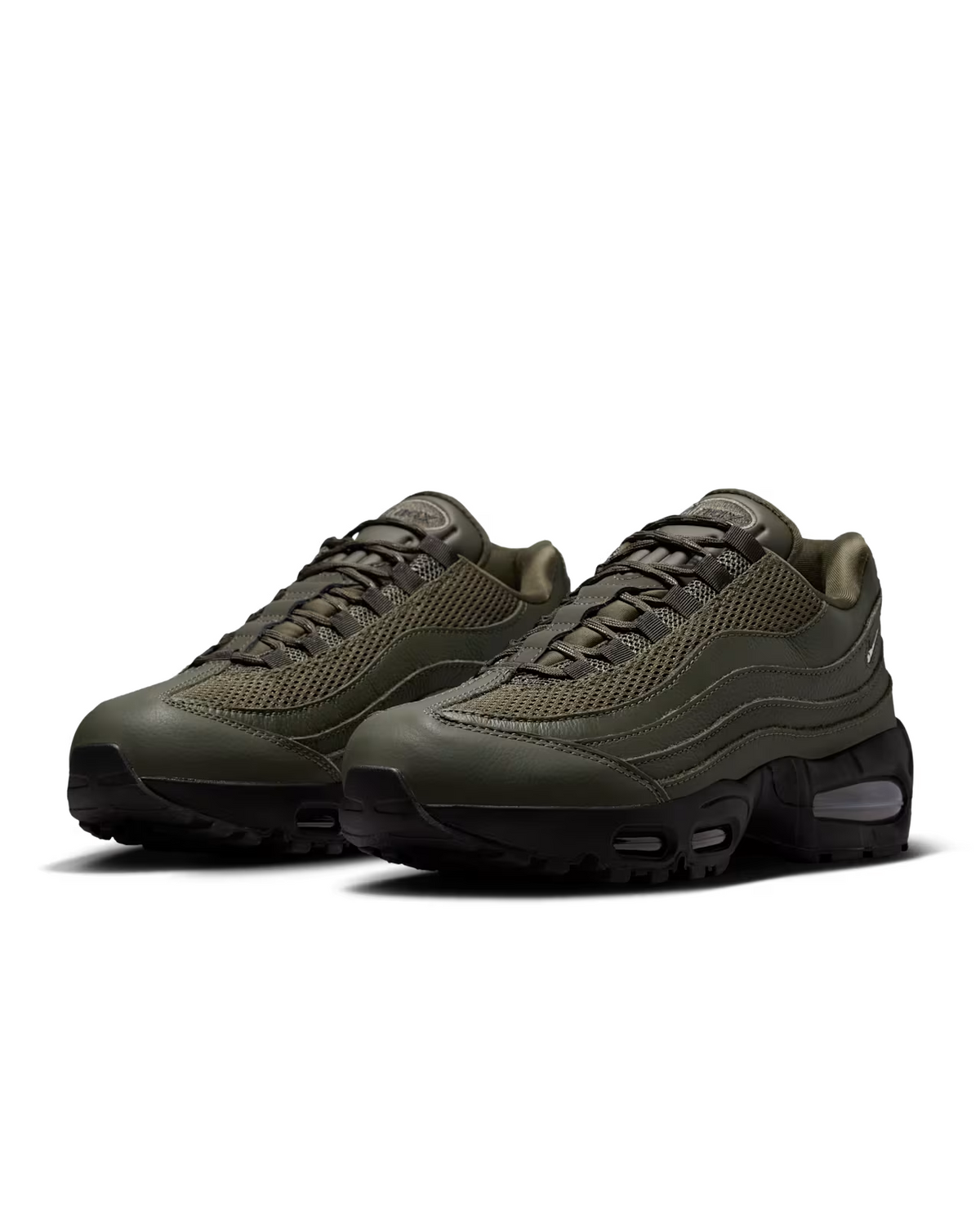 IH1413-300 Nike Air Max 95 Big Bubble Cargo Khaki Black (Women's)