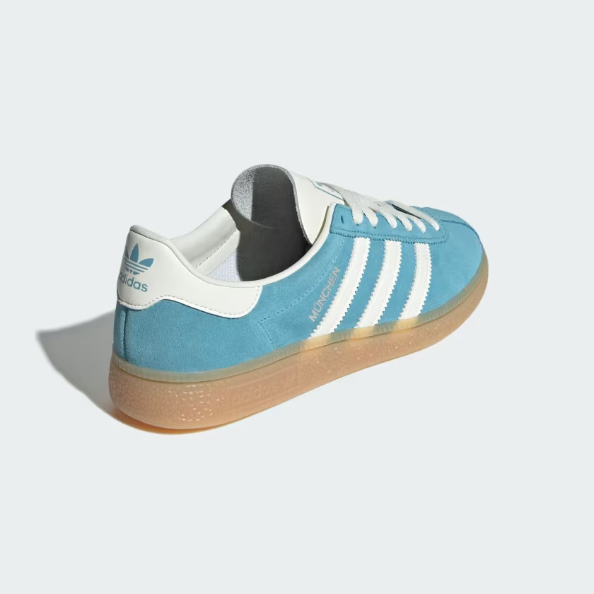 JS3991 adidas Originals Munchen Prilabdo Blue Off White Silver Metallic (Men's)