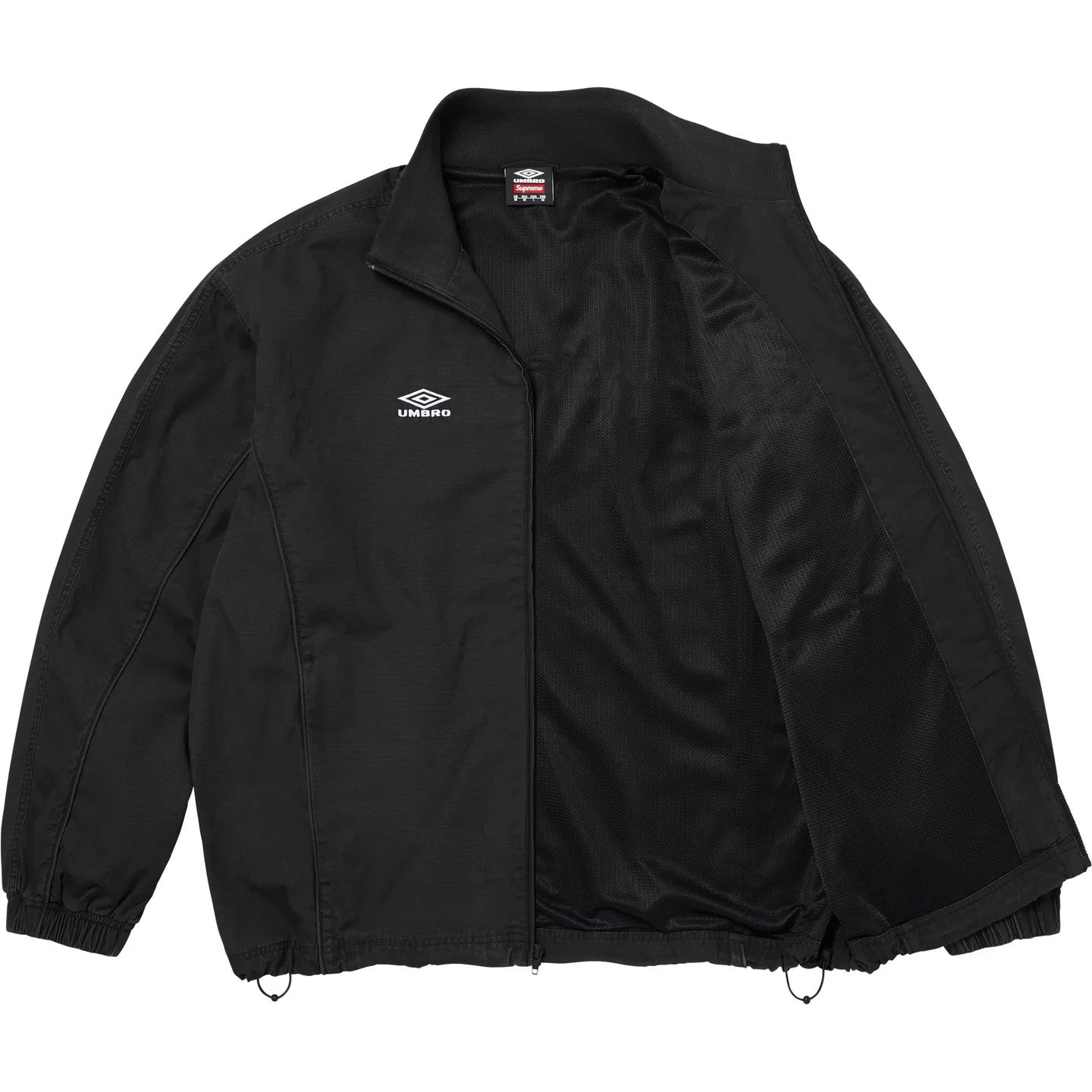 Supreme Umbro Cotton Ripstop Track Jacket (26SS) Black
