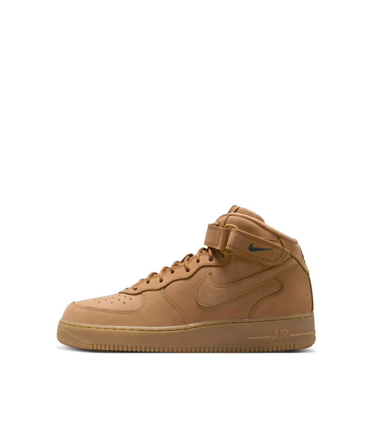 715889-200-2025 Nike Air Force 1 '07 Mid "Flax/Outdoor Green" (2025) (Men's)