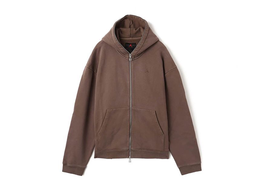 DZ5500-275 Travis Scott Nike Jordan Fullzip Hoodie Brown