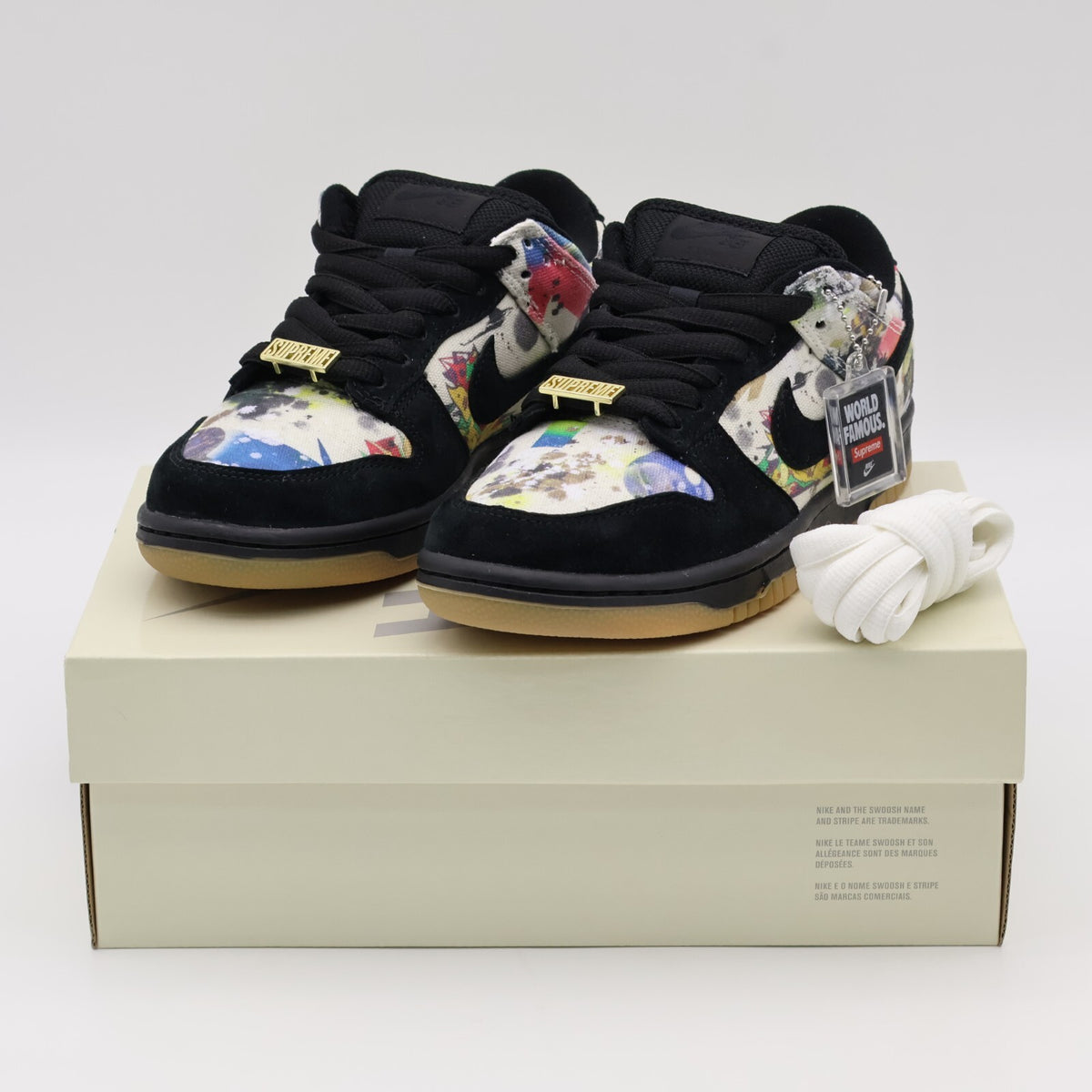 FD8778-001 Supreme à Nike SB Dunk Low Rammellzee (Men's)