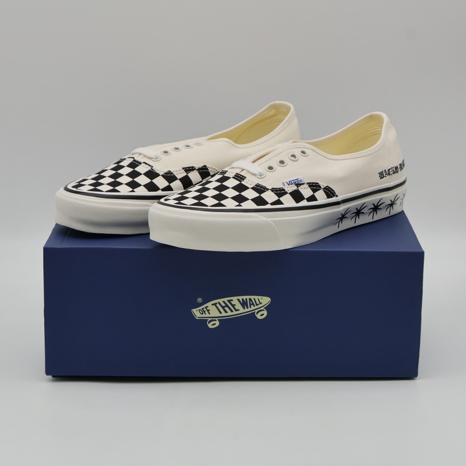 VN000D9NCKB WACKO MARIA Ã Vans Premium Authentic Checkerboard Snow White (Men's)
