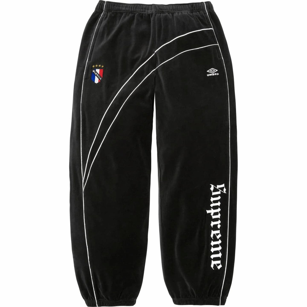 Supreme Umbro Velour Track Pant Black