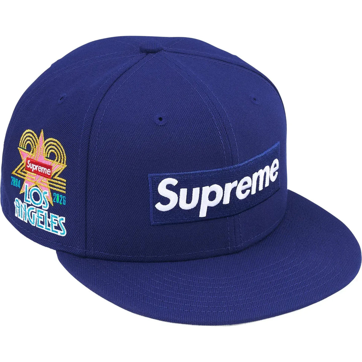 Supreme Shop Box Logo New Era (Los Angeles) Light Navy