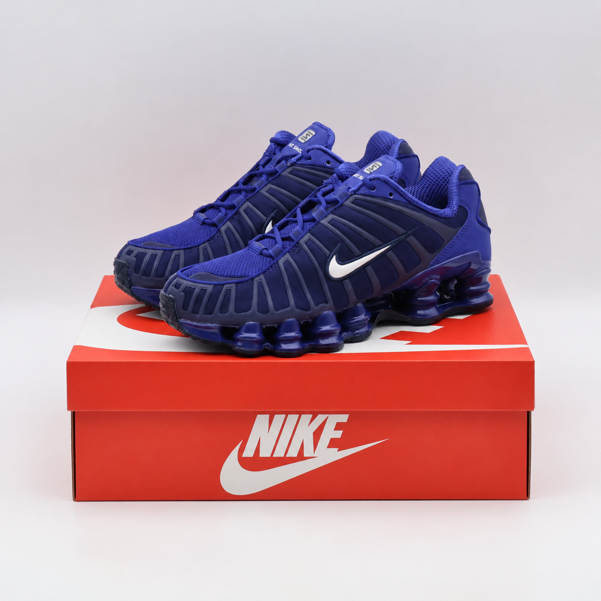 IH1338-400 Nike Shox TL Deep Royal Blue White (Men's)