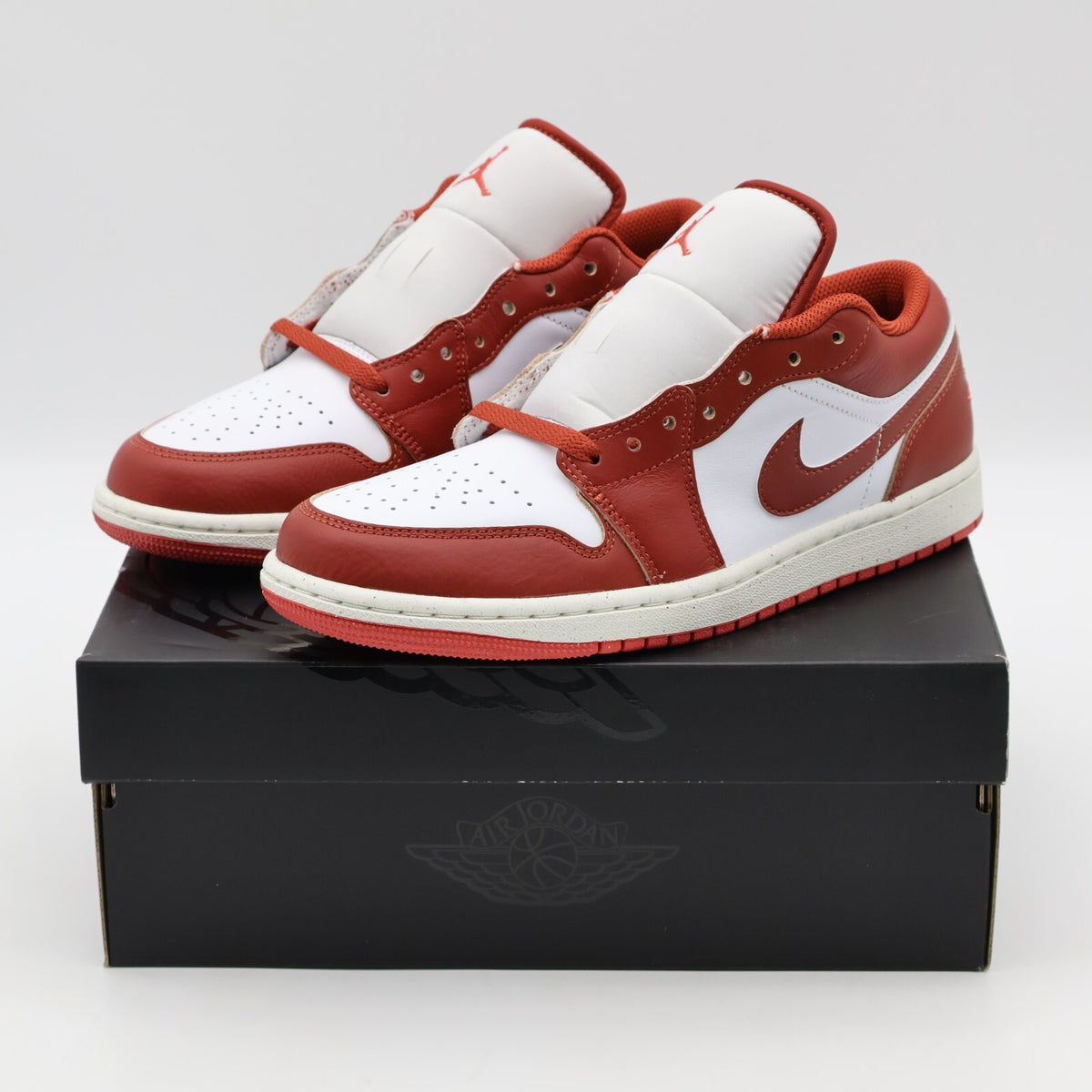 FJ3459-160 Nike Air Jordan 1 Low Dune Red (Men's)