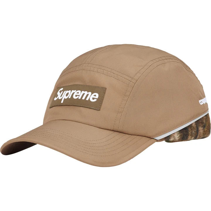 Supreme Polartec Lined Packable Earflap Camp Cap Khaki