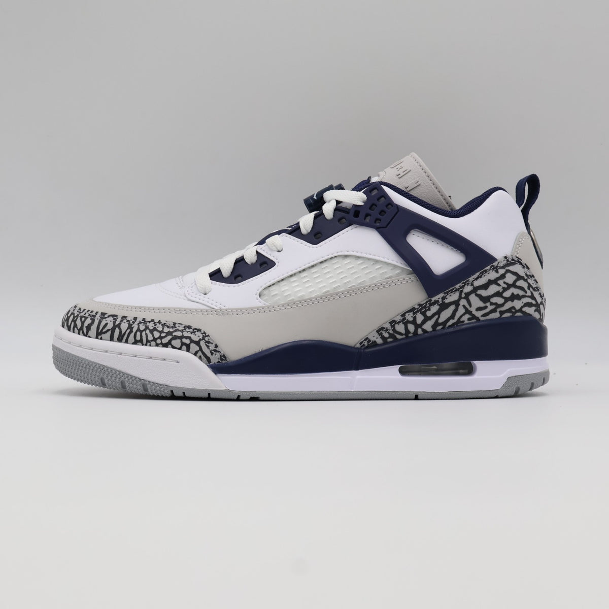 FQ1759-140 Nike Jordan Spizike Low White Midnight Navy Cement Grey (Men's)