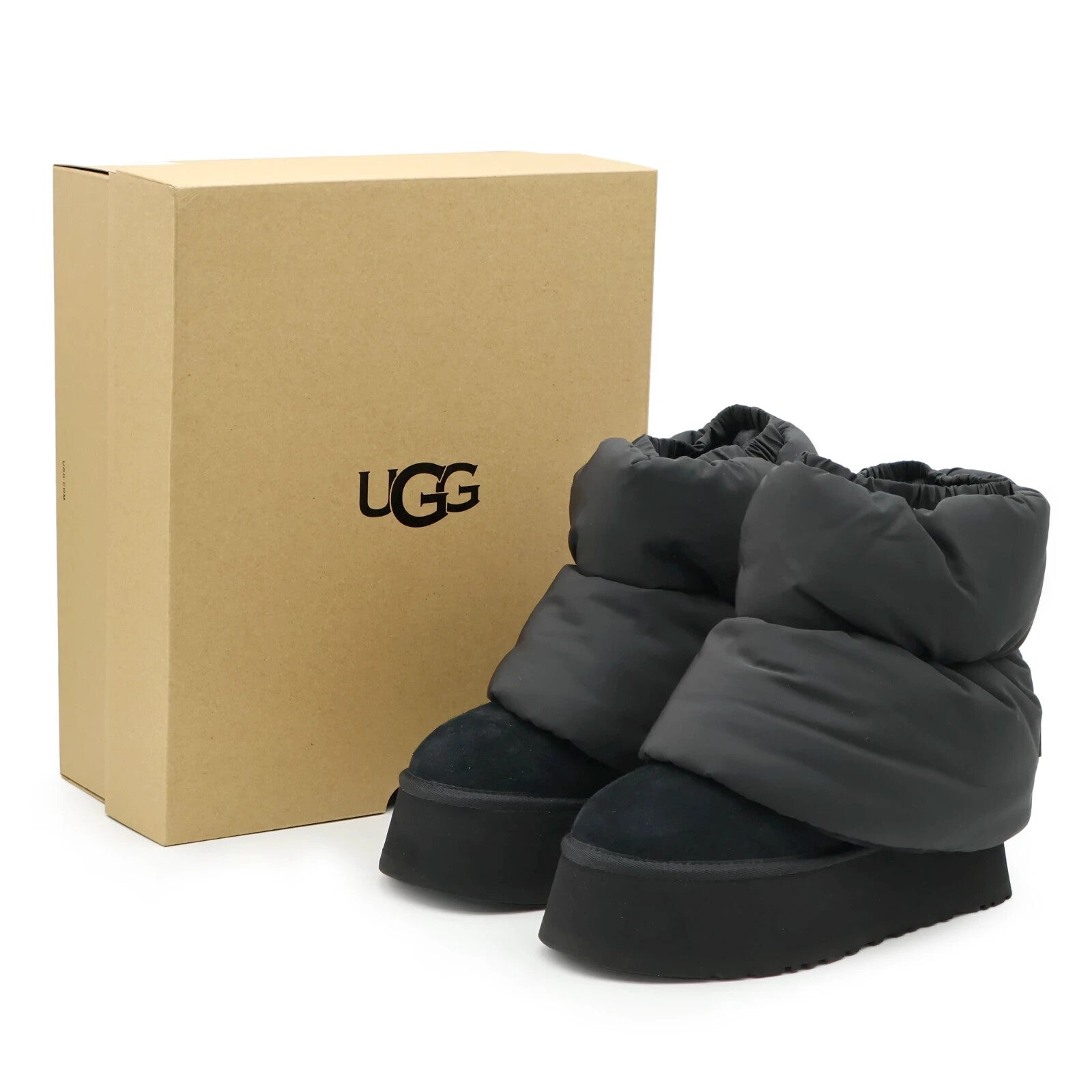 1158275-BBLC UGG Women's Classic Mini Dipper Puffer Black (Women's)