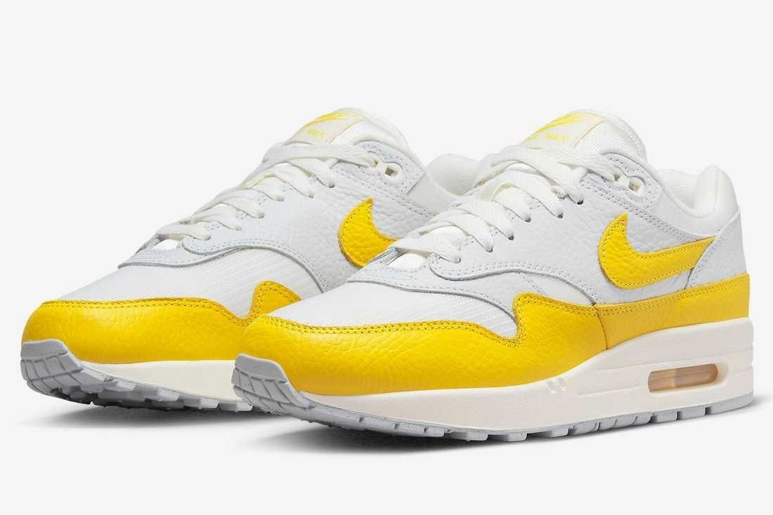 DX2954-001 Nike Air Max 1 "White/Bright Yellow" (Women's)