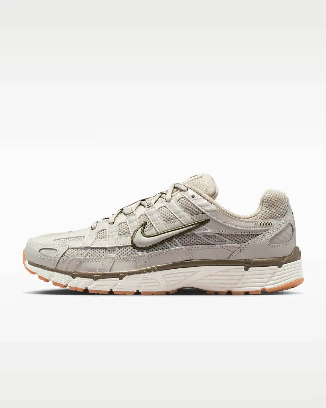 BV1021-016 Nike P-6000 Light Bone Phantom Medium Olive Sail (Women's)