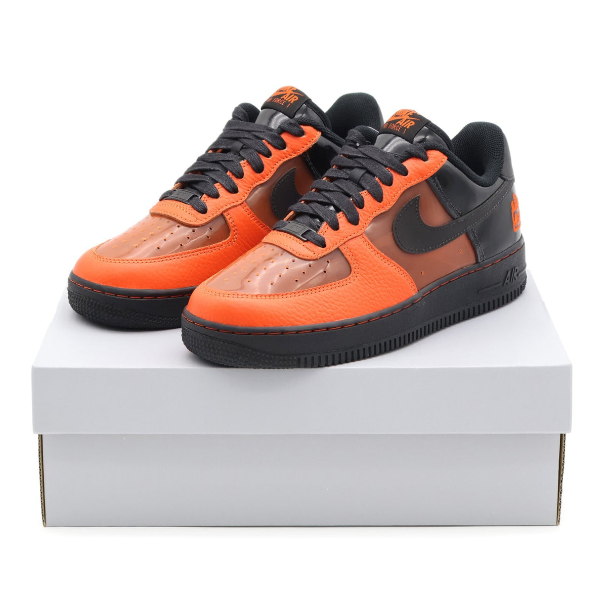 CT1251-006 Nike Air Force 1 Low Shibuya Halloween Orange Black Skeleton (Men's)