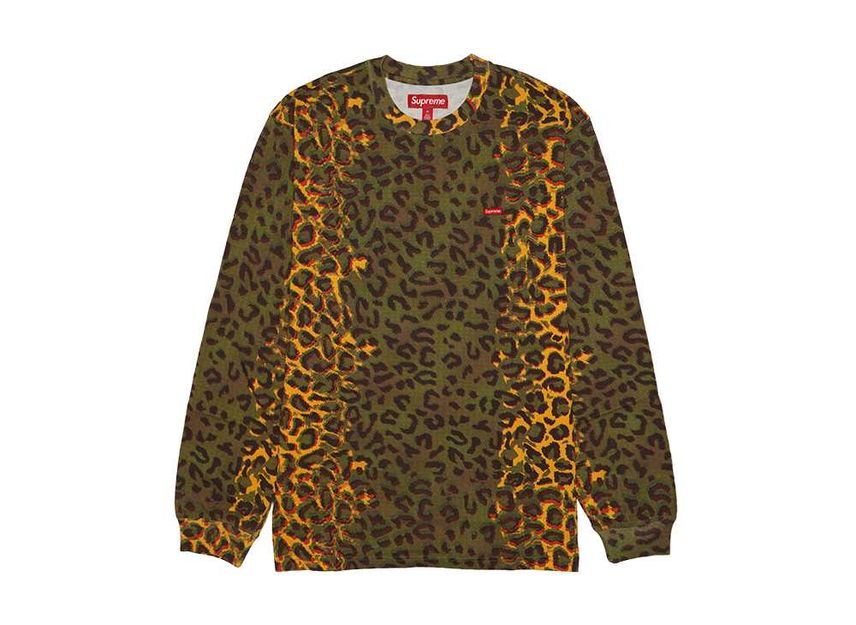 Supreme Small Box L S Tee Cheetah