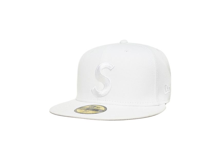 Supreme Screw Ball S Logo New Era White