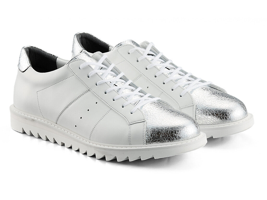 1183C412-100 Onitsuka Tiger THE ONITSUKA Court-T White Silver (Men's)