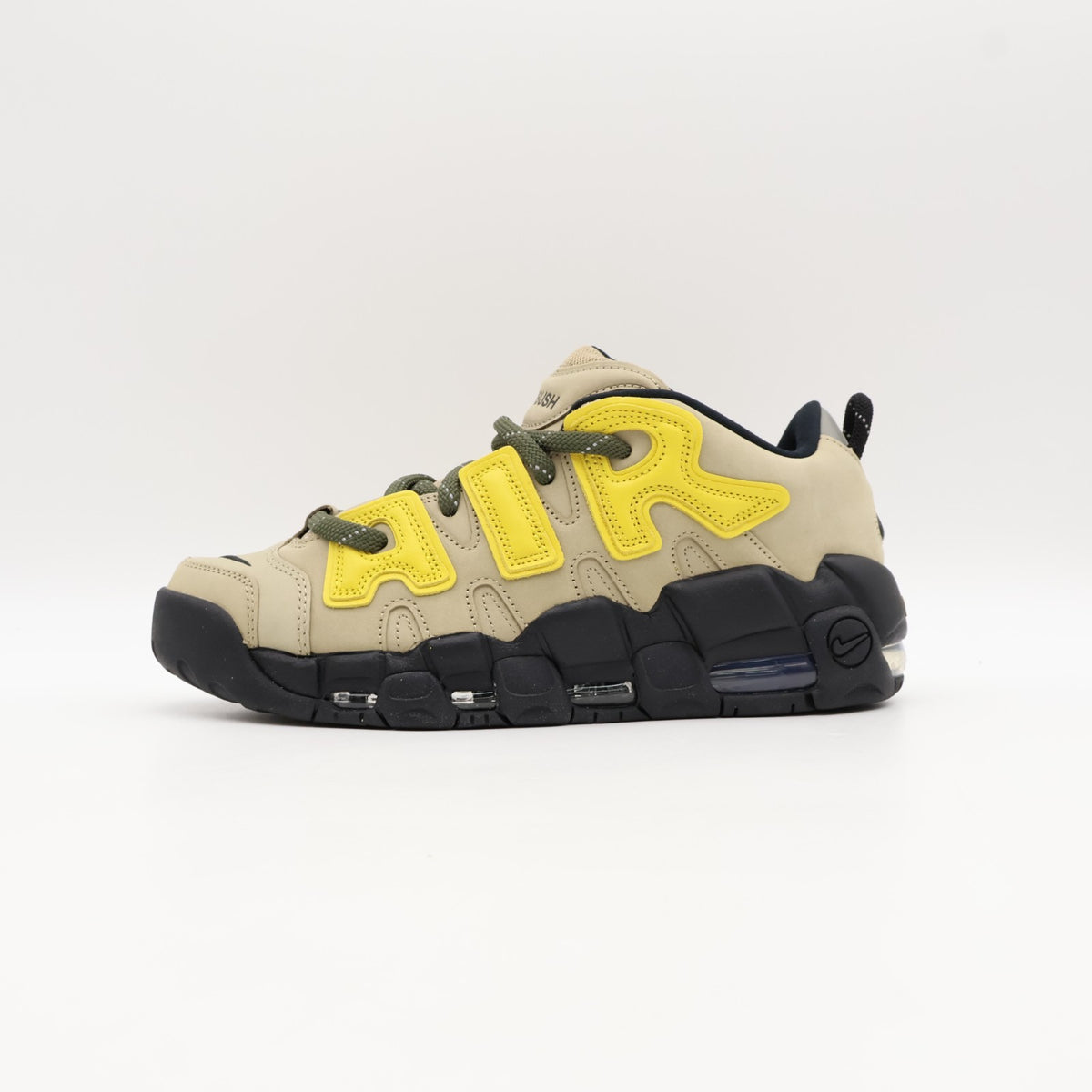 FB1299-200 AMBUSH Nike Air More Uptempo Low Vivid Sulfur Limestone (Men's)
