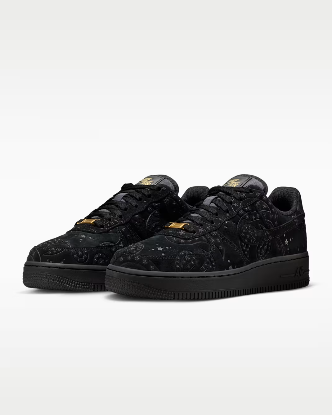 IO1259-001 Nike Air Force 1 '07 Premium+ Paisley Black (Women's)
