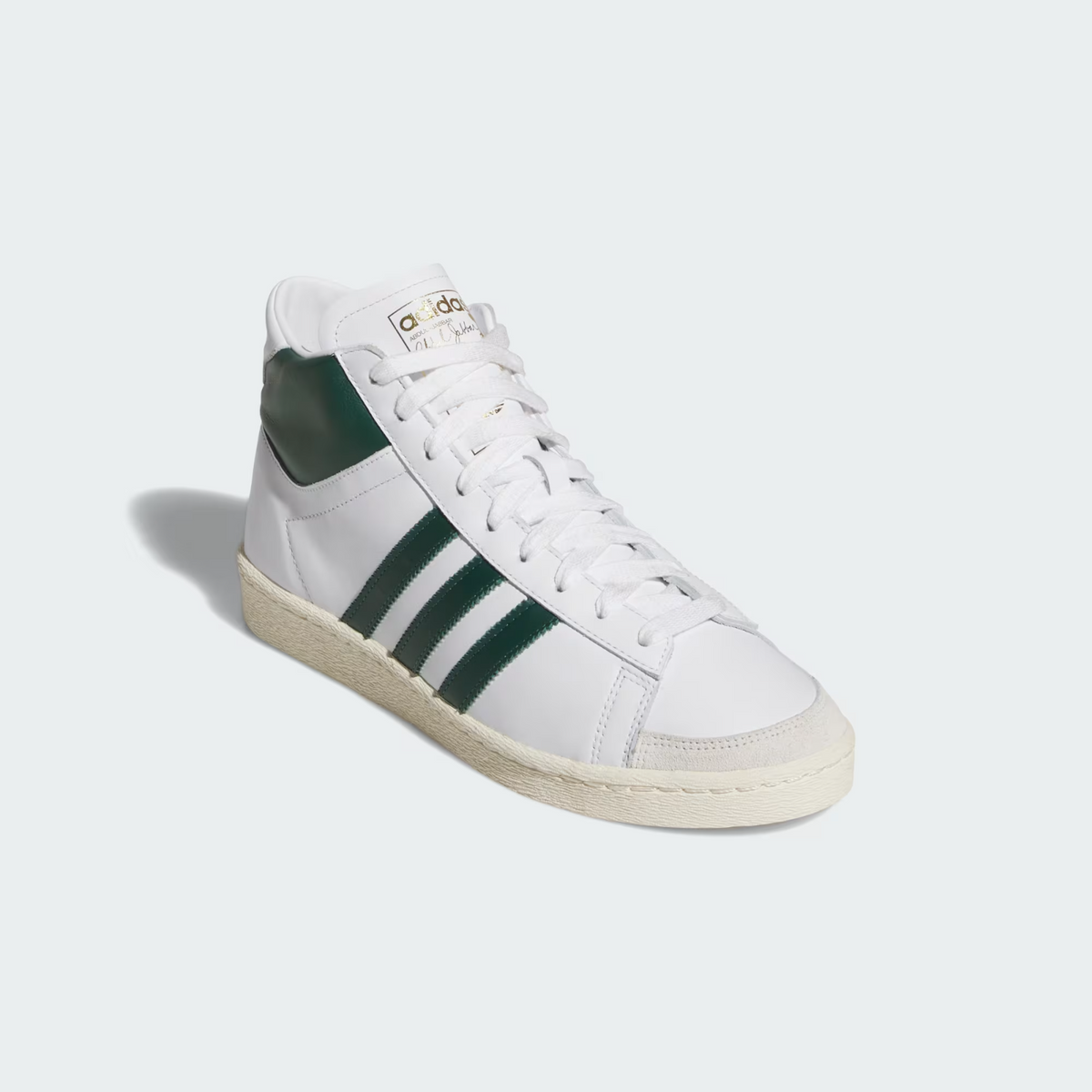 JI3444 adidas Originals Jabbar Hi Cloud White Collegiate Green Off White (Men's)