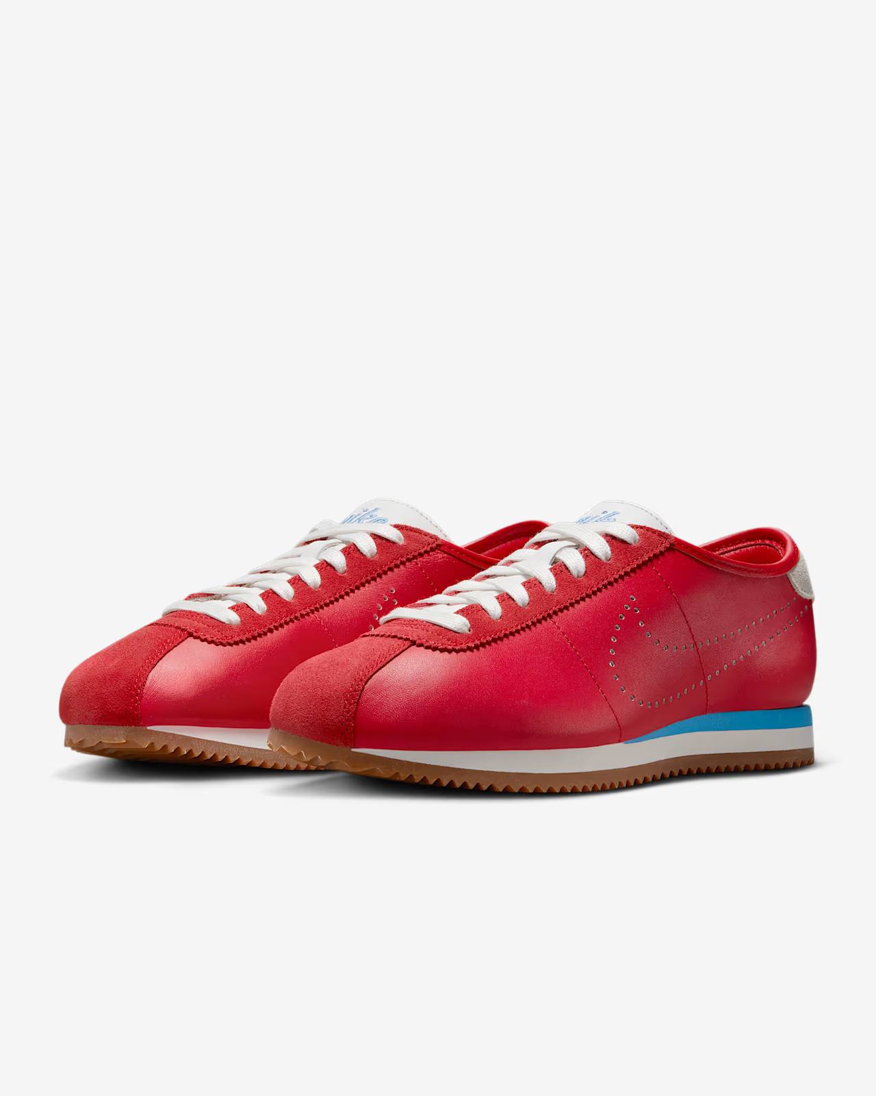 HQ1841-600 Nike Cortez Leather University Red Summit White (Women's)