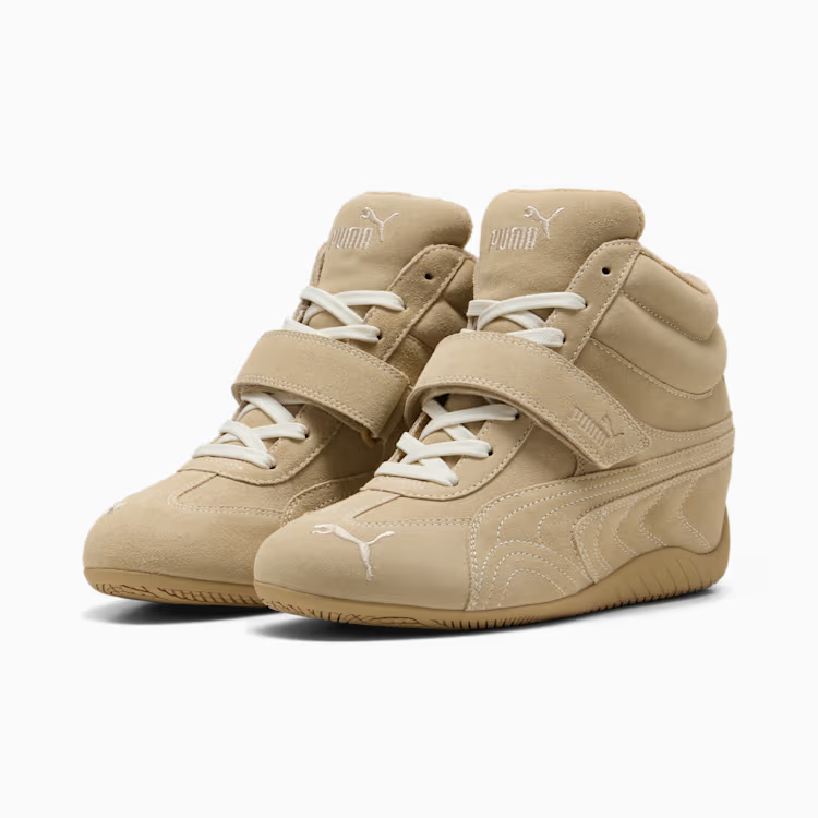 408118-01 Puma Speedcat Wedge Sand Dune Alpine Snow (Women's)