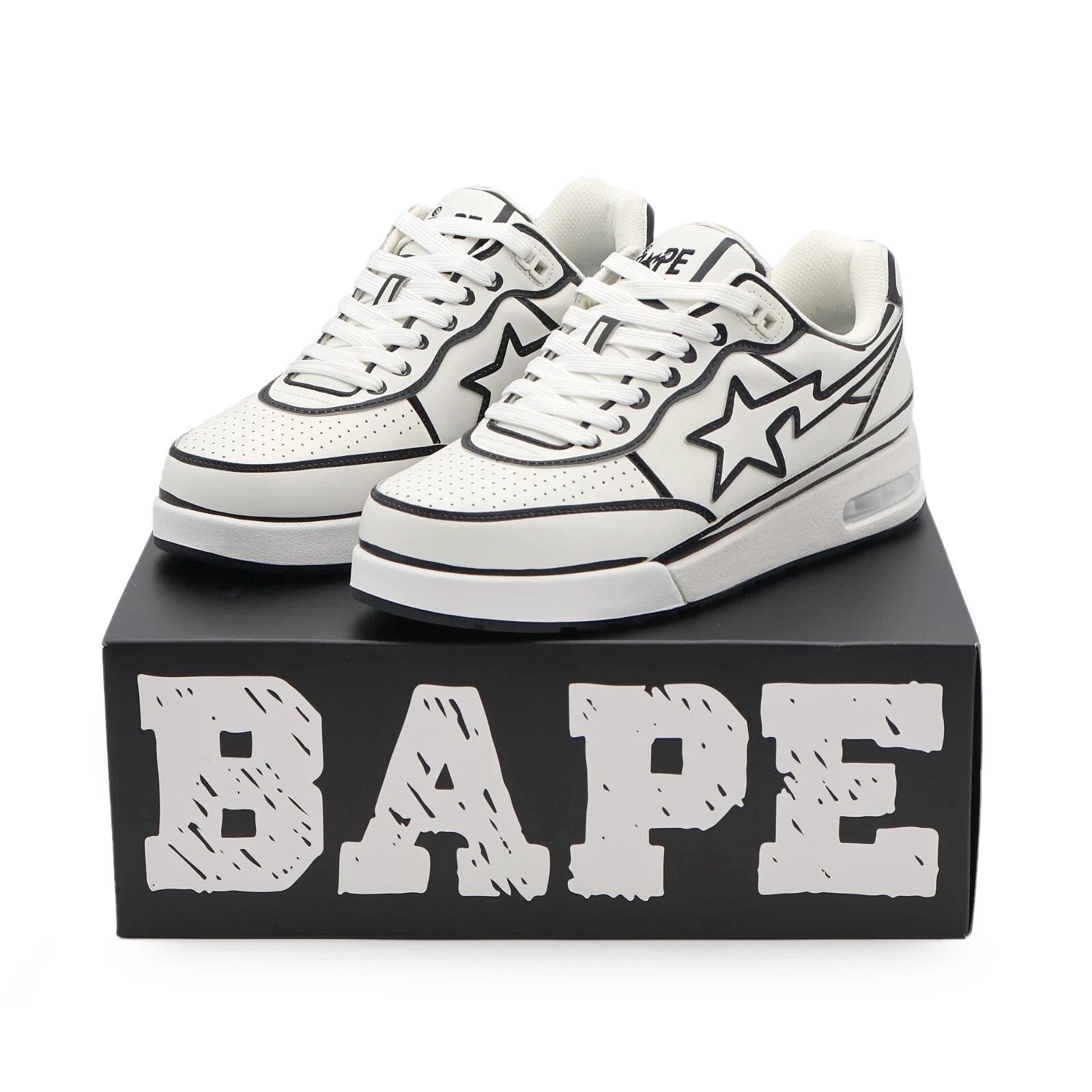 001FWJ731918C Joshua Vides A BATHING APE ROADSTA White (Men's)