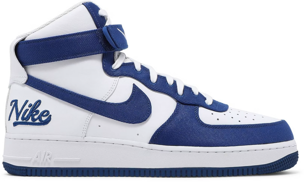 DC8168-100 Nike Air Force 1 High EMB "Dodgers" (Men's)