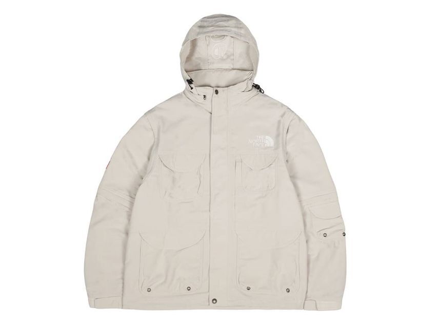 Supreme The North Face Trekking Convertible Jacket Moonlight Ivory
