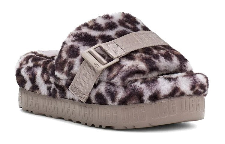 1122556-SYGR UGG Fluffita Panther Print Stormy Gray (Women's)