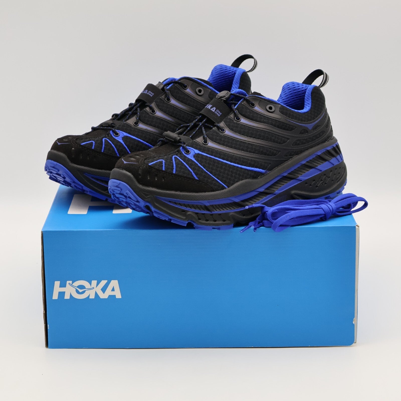 1155350-BLTR Hoka Stinson EVO OG Black Ultramarin (Men's)