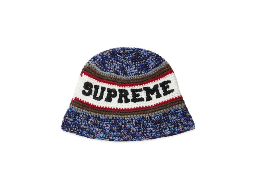 Supreme Knit Logo Crusher "Navy"