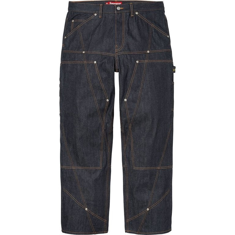 Supreme Paneled Double Knee Painter Pant Rigid Indigo