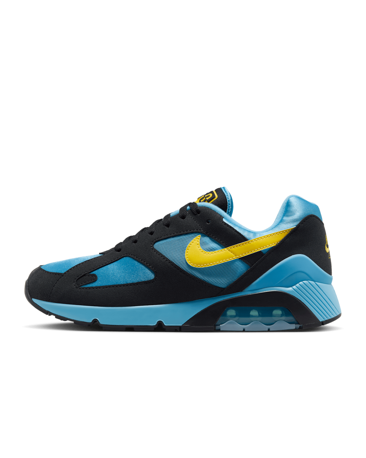 HQ4043-400 Nike Air 180 Black and Baltic Blue (Men's)