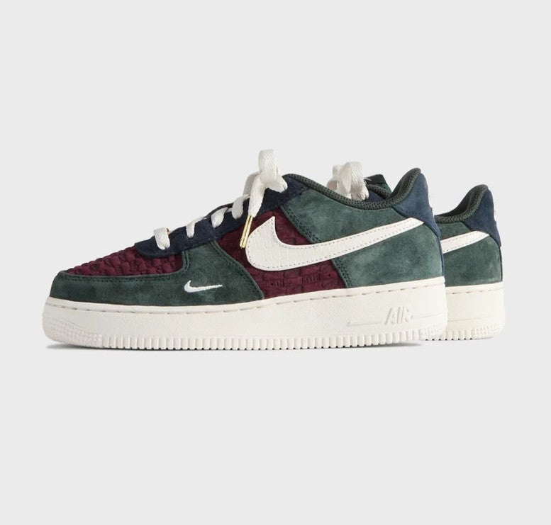 IM6037-600 KITH Nike GS Air Force 1 Low Night Maroon