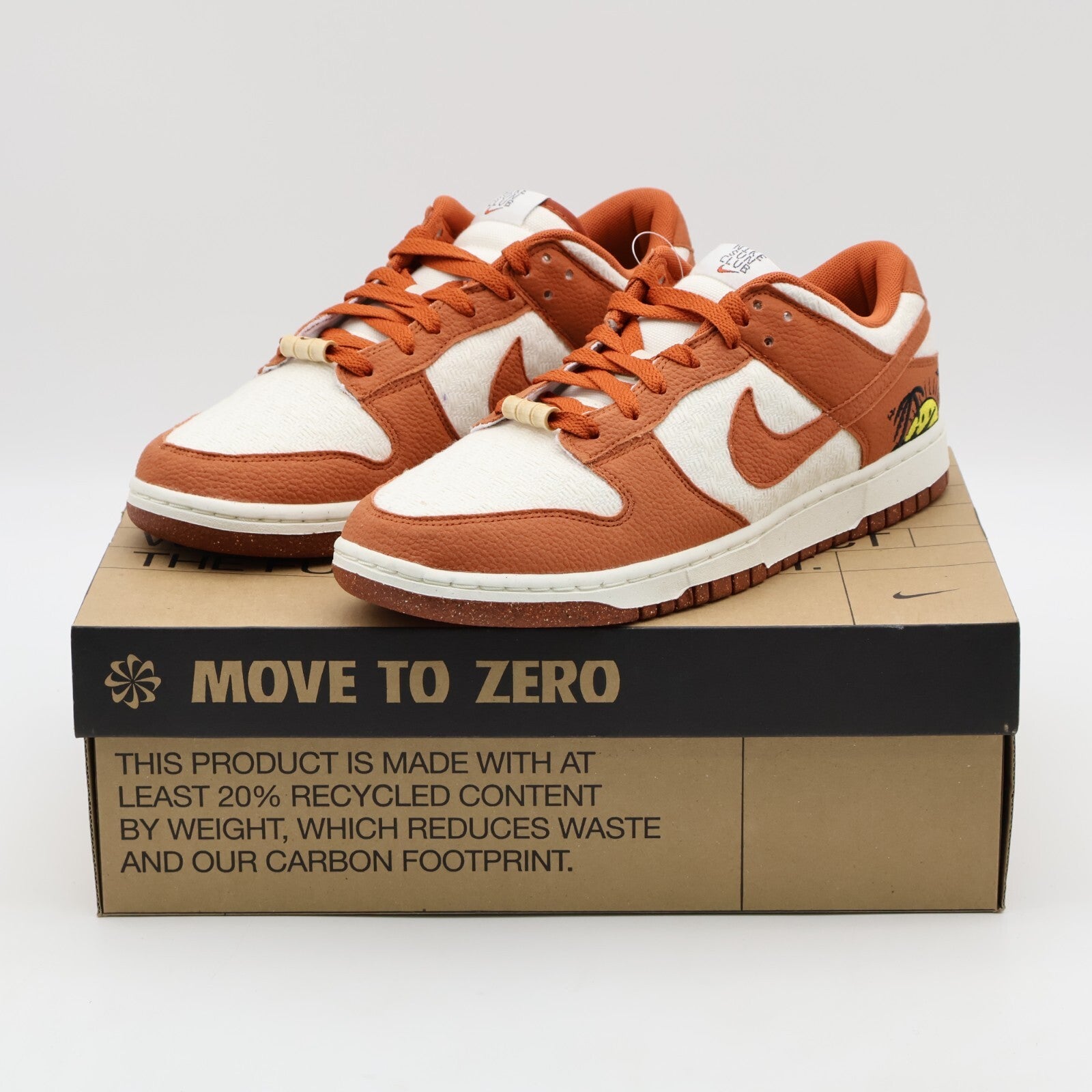 DR5475-100 Nike Dunk Low Sun Club Brown White (Women's)