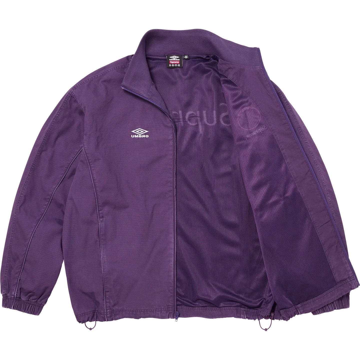 Supreme Umbro Cotton Ripstop Track Jacket (26SS) Plum