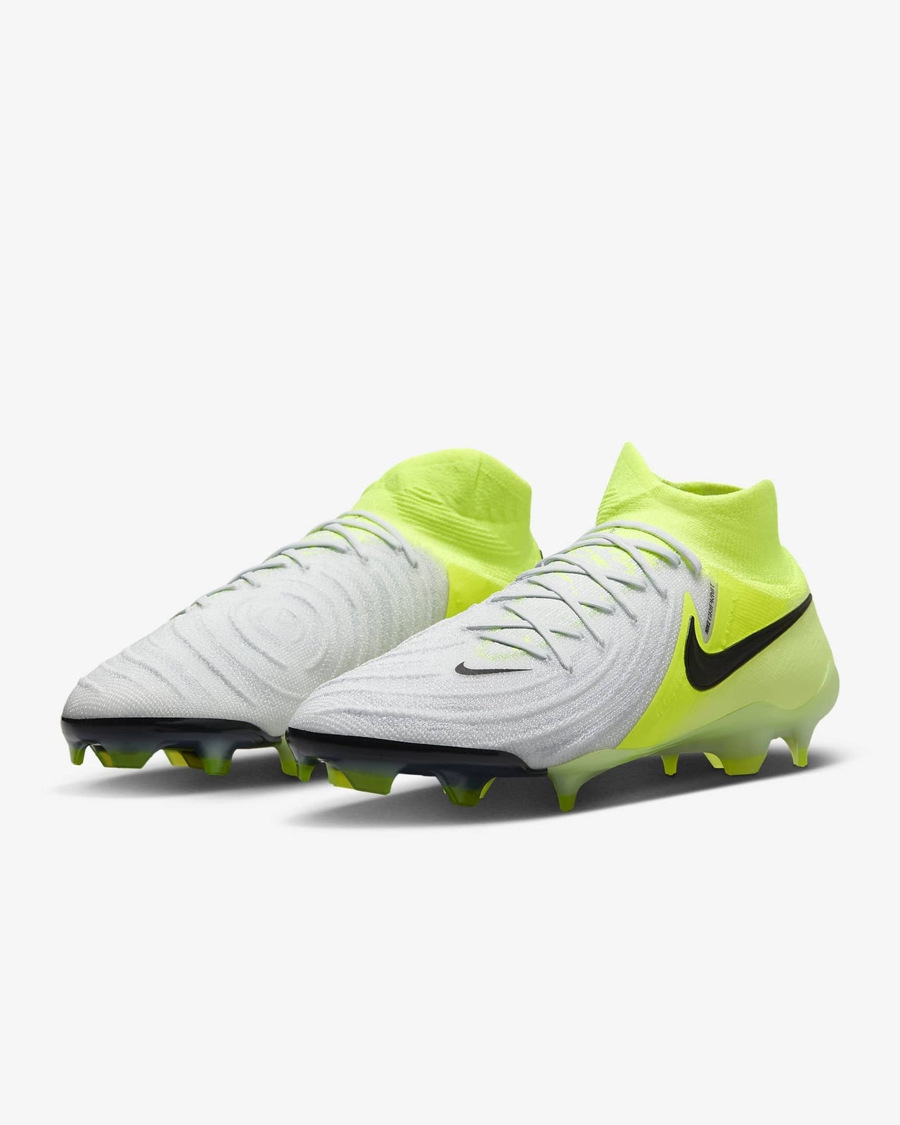 FJ2572-003 Nike Phantom Luna 2 Elite Metallic Silver Volt Black (Men's)