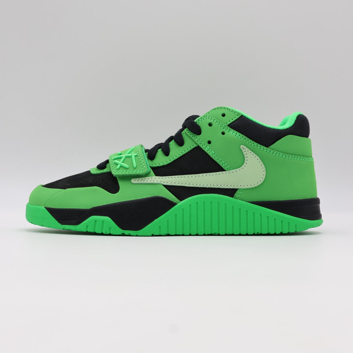 IM9113-300 Travis Scott à Nike Jordan Jumpman Jack CJ1 T-Rexx Green Spark(Men's)