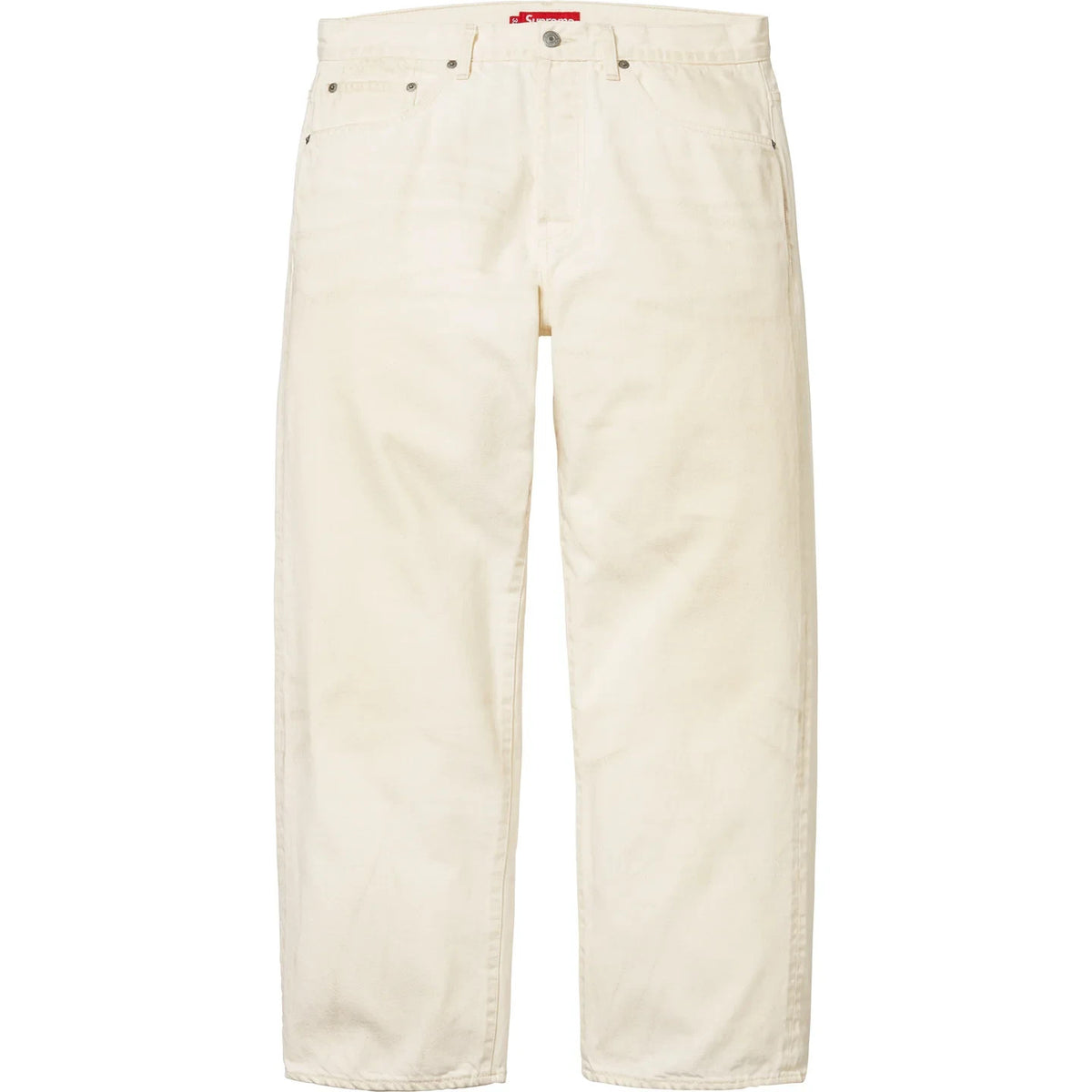 Supreme Distressed Loose Fit Selvedge Jean (26SS) Washed White