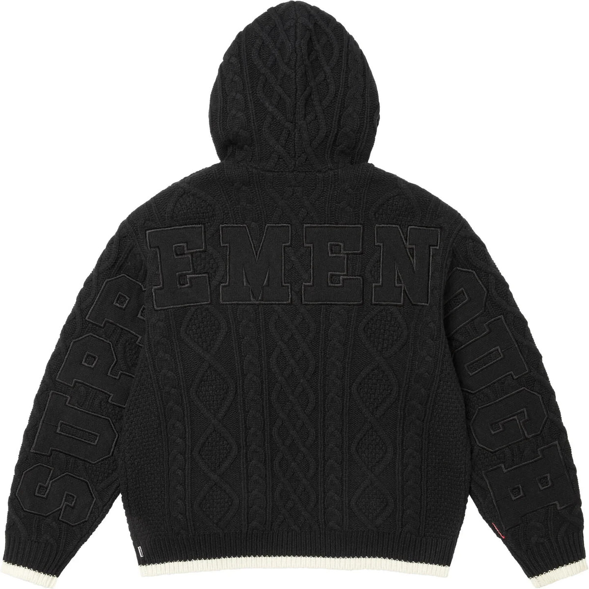 Supreme GOODENOUGH Zip Up Hooded Sweater Black
