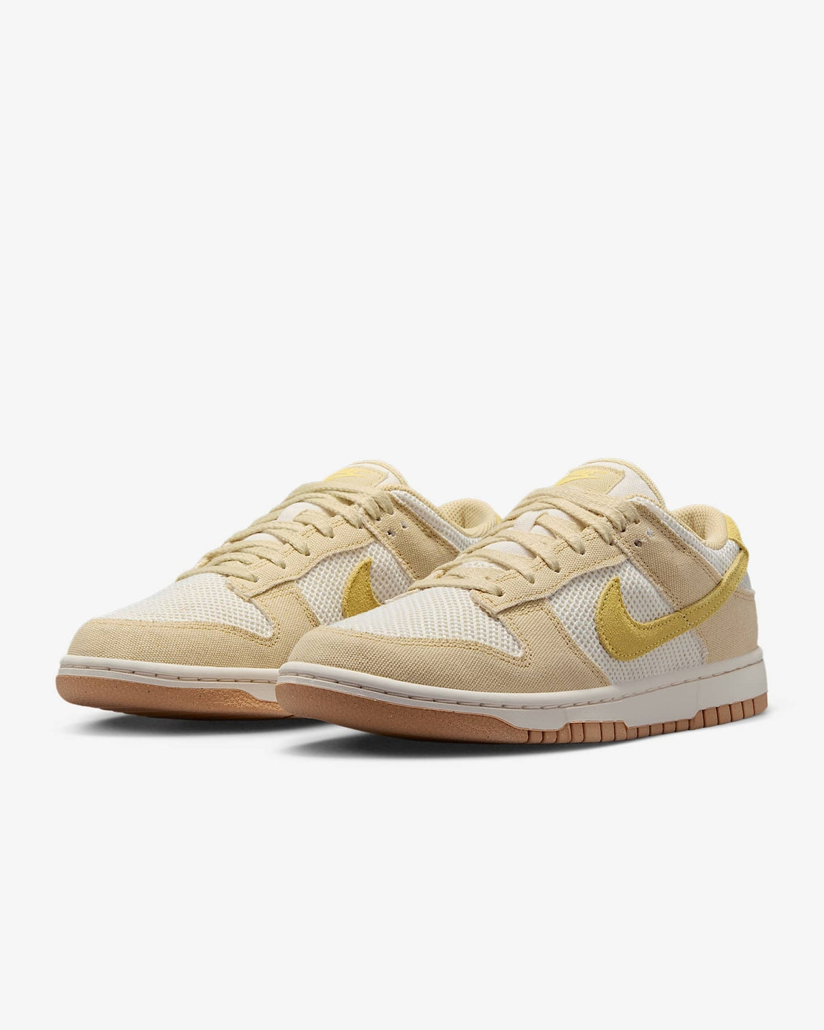 HJ5864-700 Nike Dunk Low Next Nature Team Gold Pale Ivory Gum Yellow (Women's)